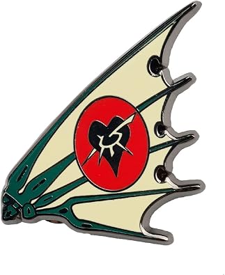 Starforged Dark Eldar Commorrite Aethersail Space Pirate Kabal of the Black Heart Pin Badge