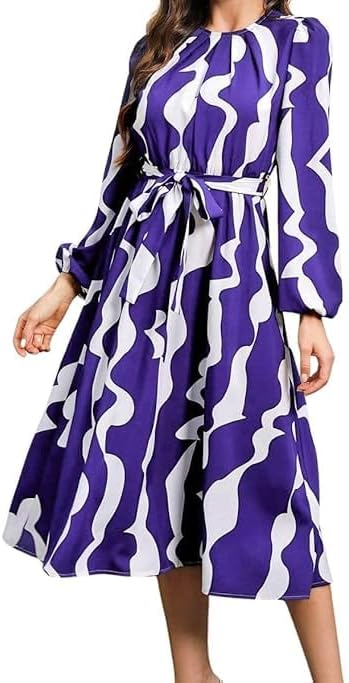 Leriya Fashion Printed Maxi Dresses for Women – Trendy Long One Piece Summer Outfit | Lightweight Flared Dress for Casual & Holiday Wear