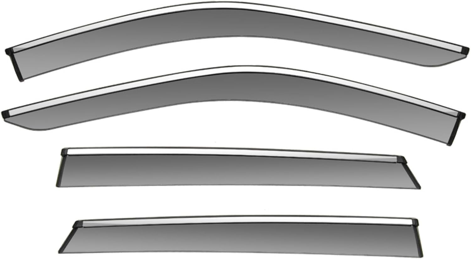 PLAKDFUU Wind Deflectors Rain Guards for Voyah Free MK1 2021-2024 4Pcs, Side Window Visors Block UV & Rain, Fresh Air Flow