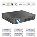 Produktbild Pico 3D DLP Projektor,HDMI 1080p 350 ANSI Lumen(2000 lumens) WIFI 2.4G / 5G Bluetooth Lautsprecher Auto Keystone Wireless Beamer mit USB HDMI AV TF Audio Eingänge für Smartphone TV PC DVD