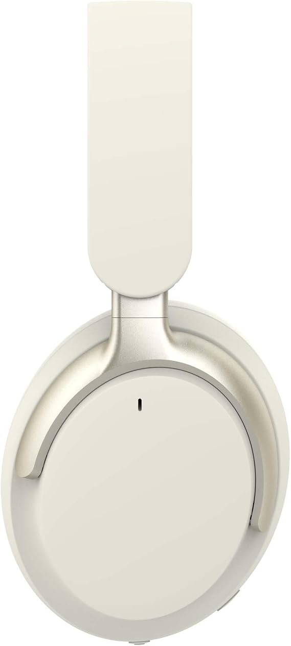 Headphones Wireless Over Ear Headphones, Fast Charging for Travel (Biege) | Headphones Noise Cancelling with Microphone, Over- Ear Deep Bass, Foldable, 100H Playtime for Office, Home, Business