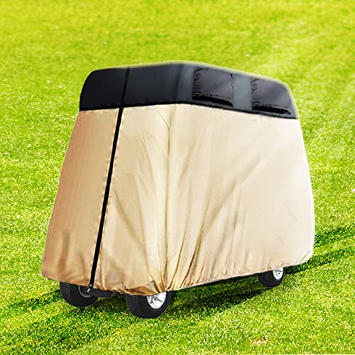 Heavy Duty Golf Cart Cover, Weatherproof Cart Cover 4 Seats, Durable And Reliable Polyester With Waterproof Coating, Premium Golf Cart Accessories For Clubs, Golf Enthusiasts #TOP4