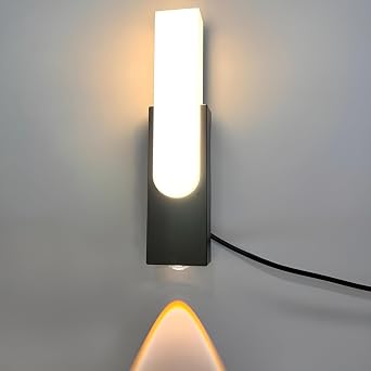Cheap Arrived Decorative LED Sconce, Two Way, 10W, 3200K Daylight, Black, Two Way Light Led Wall Lighting Cata Hawaiian Indoor and Outdoor [Energy Class F]