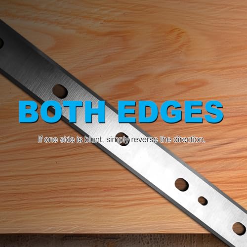 Planer Blades Knives for DeWalt DW735 7352 735X Thickness Planers with 13 Inch HSS Replacement Double edge 2 Set (6 pcs)