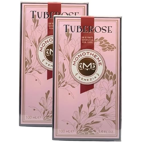 2x EDT Pour Femme TUBEROSE Fragranza Elegante e Femminile, Originale, Vibrante e Magnetica Che Sa Distinguersi e Farsi Notare In Ogni Occasione 100ml