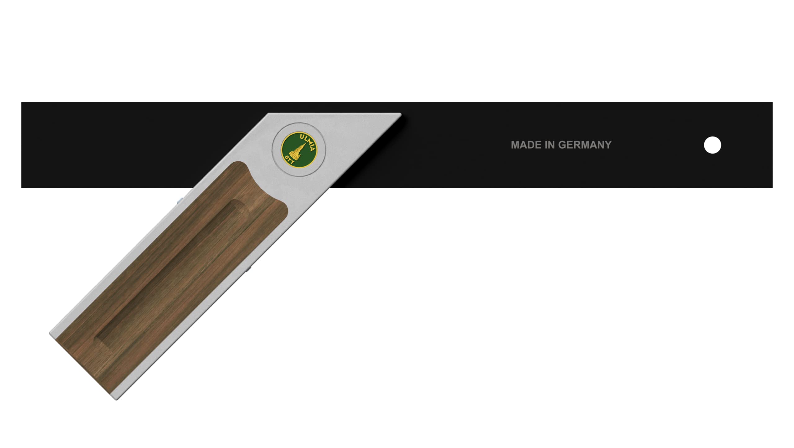 503 Multiangle Précision Line Aluminium (Mesure des angles fixes 45/135 °) – Insert en bois de noyer – Hauteur creuse – 350 mm