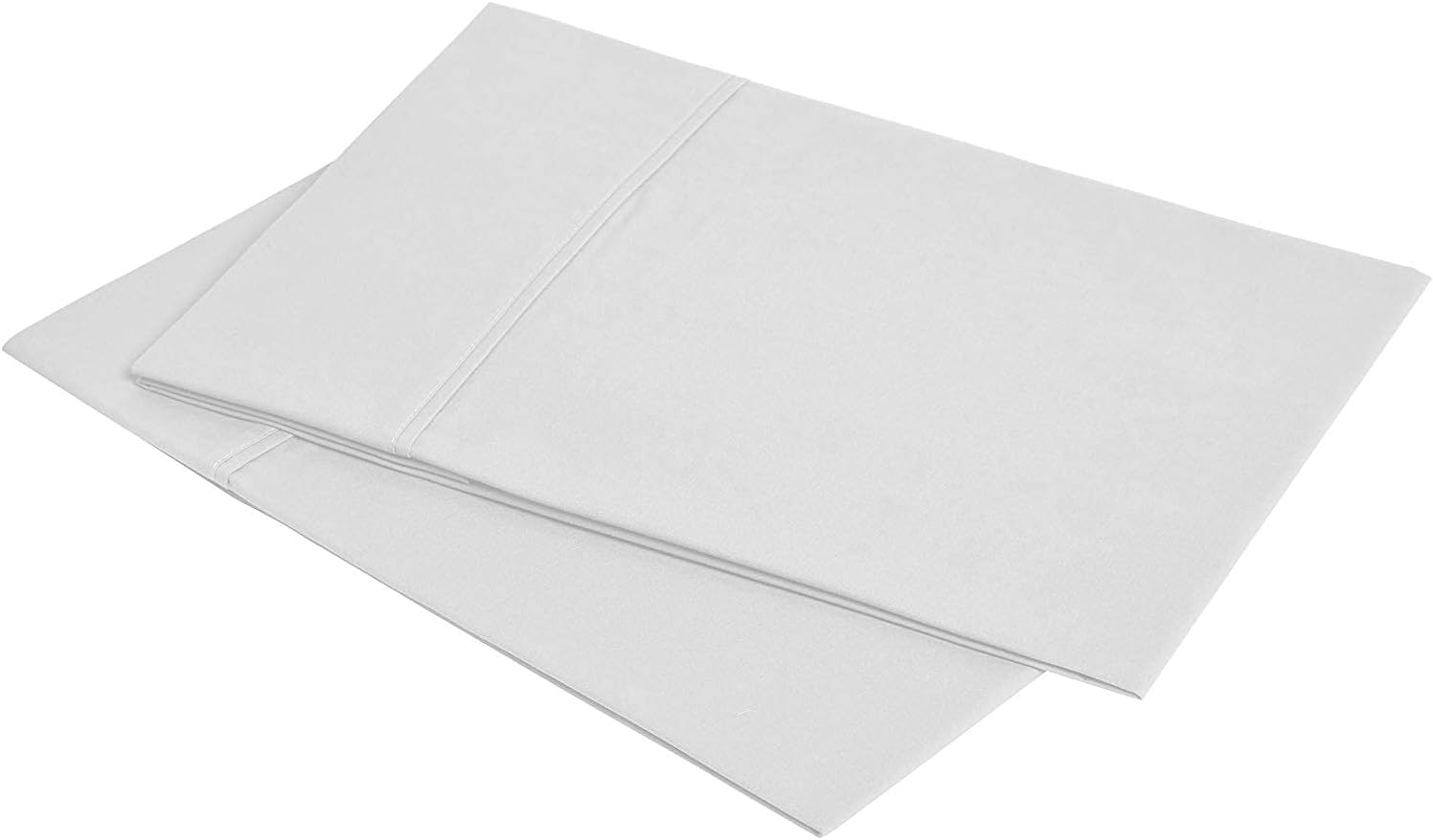 Queen Pillowcases Set of 4, 100% Microfiber Soft Cooling Pillow Covers, Breathable Durable Pillow Cases for Bed, Hotel Quality, (20"X30"/White Solid)
