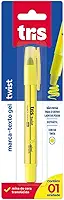Marca Texto Tris Gel Twist Amarelo Cartela 1 Unidade