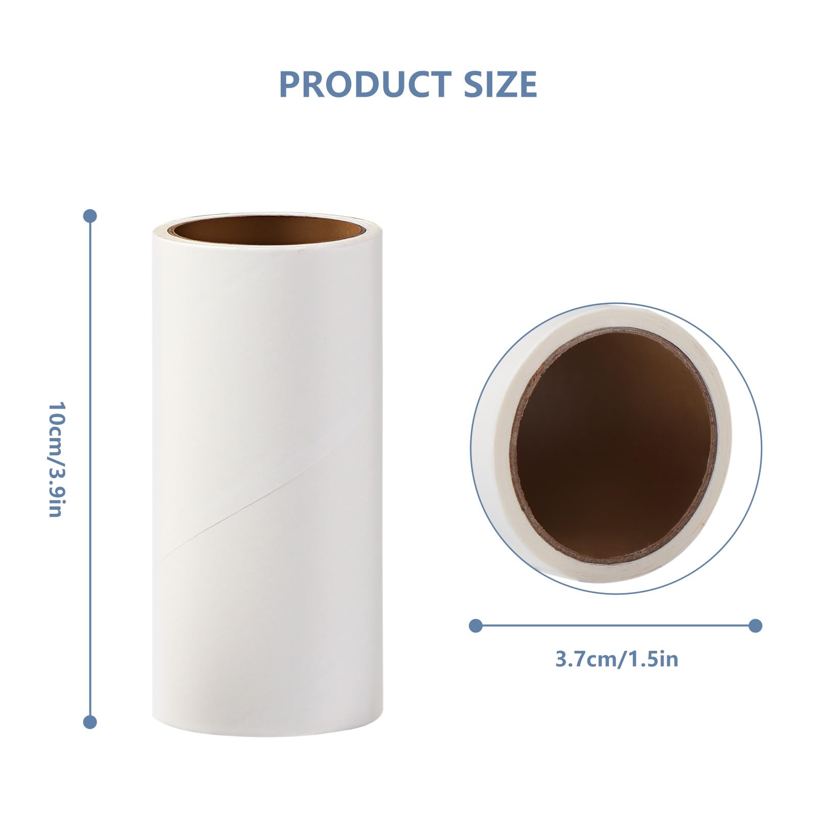 Vinabo Fogli per Rullo Levapelucchi 6 Rotoli, Totale 360 ​​Fogli Rotolo Adesivo Togli Pelucchi, Ricariche Rullo Pelucchi per Rullo Peli Animali per Letto, Moquette, Peli di Animali Gatti/Cani