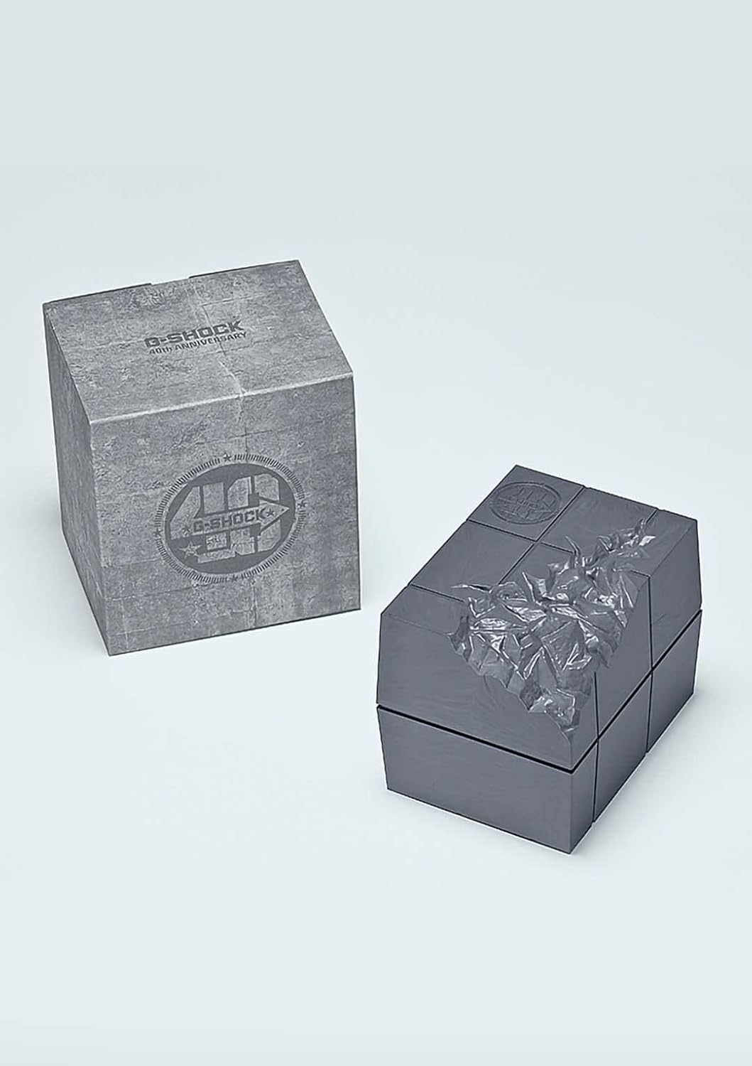 Miniatura 6 de Casio G-Shock - Reloj radio solar G-Shock 40 aniversario rojo acampanado MUDMASTER GWG-2040FR-1AJR reloj negro para hombre enviado desde Japón