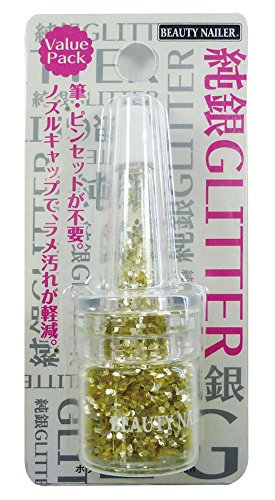 ビューティーネイラー 純銀 GLITTER グリッター SGP-13 ホワイトゴールド