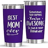 TEEZWONDER Mothers Day Gift Set - 20oz Tumbler & 10oz Scented Candle, Mothers Day, Christmas, Birthday Gifts For Mom, Mama, Mom Gifts From Daughter, Bonus Mom, Stepmom, Mother In Law Gift Ideas