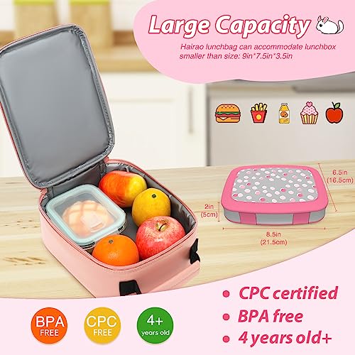 Hairao Cute Animal Lunch Box For Boys, Yellow Insulated Lunch Bag,Large Leather Lunch Box For School,Gift For Boys Kids Toddler #TOP1