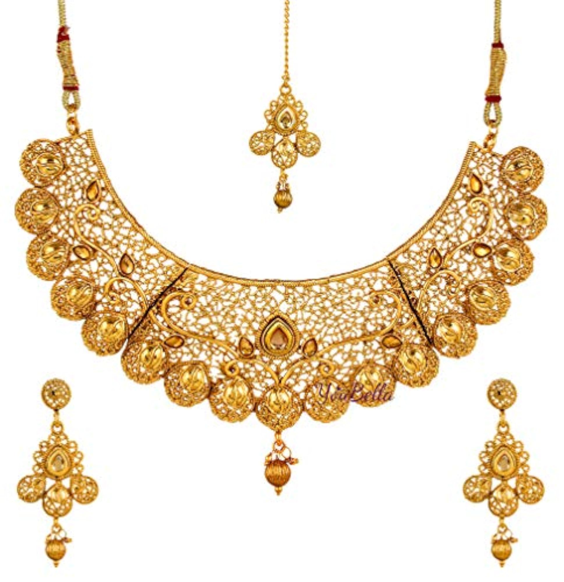 Traditional Necklace & Earrings Combo Set for Women
