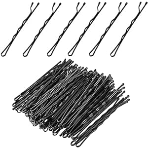 Generic Haarnadeln 50 Stück Metall schwarz