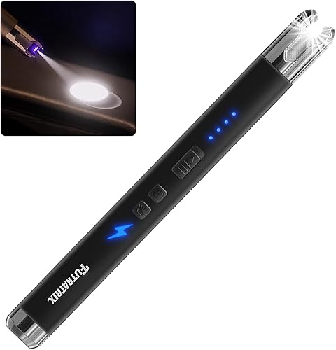 Encendedor electrónico Arco a prueba de viento sin llama USB recargable encendedor con cerradura de seguridad