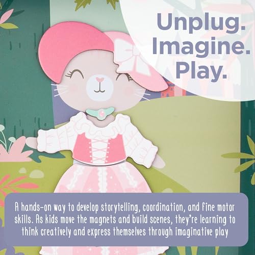 Stephen Joseph, Travel Tin Magnetic Dress Up,Bunny and Cat Small, 40 unique pieces - Thumbnail 7