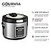 Gourmia GRC970 11-in-1 Digital 20-Cup Rice Cooker - Clear Glass Lid For Easy Viewing - Steam Tray - Delay Timer - Touch Controls - Stainless Steel Exterior - Recipe Book Included
