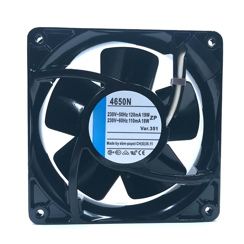 Ventilador 4650N 12038 230V fabricado totalmente en metal duradero