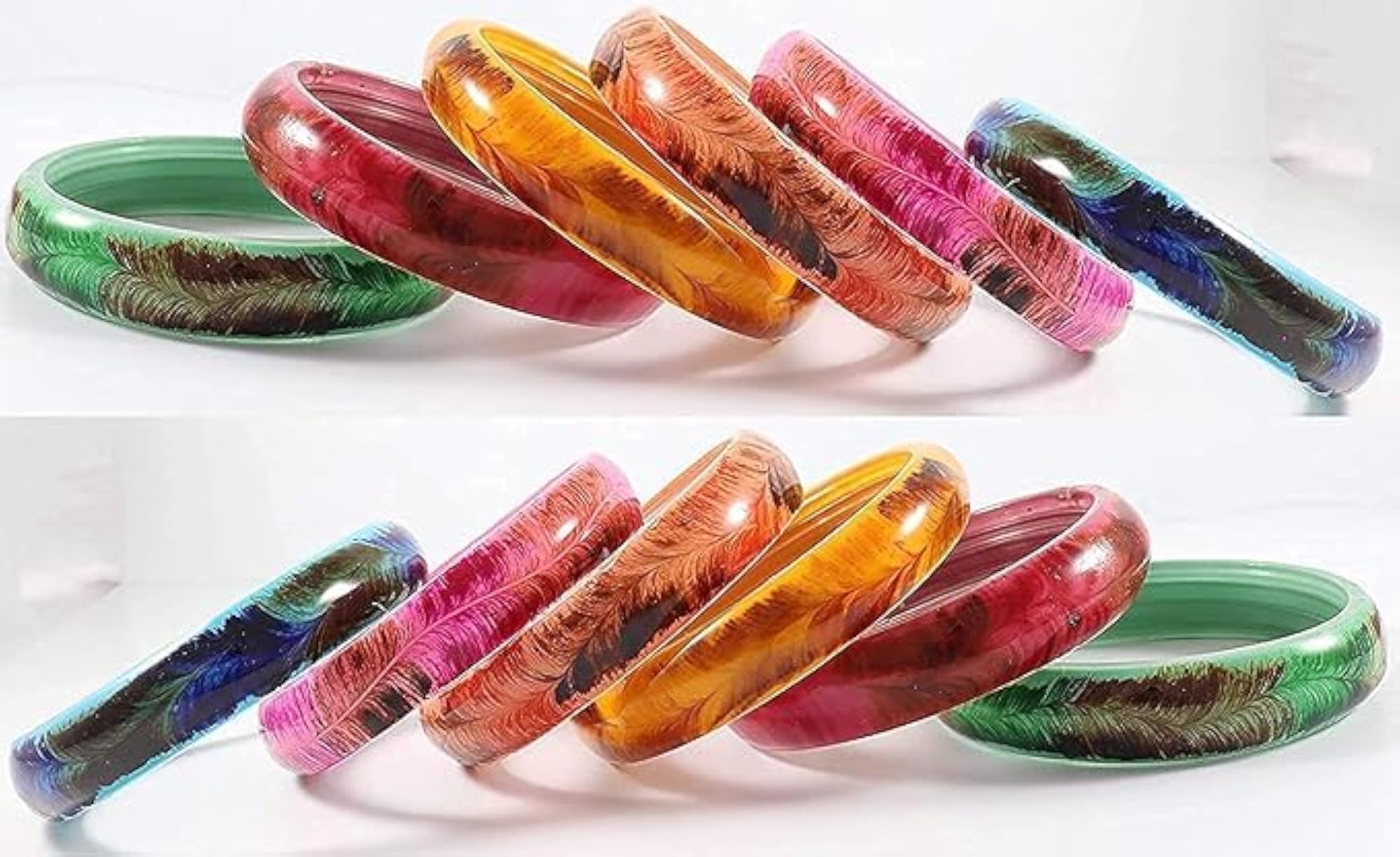 Glass Bangles Kada Set for Daily Use, Office & Party