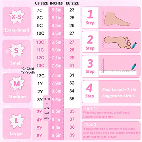 Kids Roller Skates For Girls Child Beginner Toddlers, 4 Sizes Adjustable Roller Skates With Light Up Wheels For Children, Patines Para Niñas Patins À Roulettes Enfants Filles - Extra Small Size #TOP6