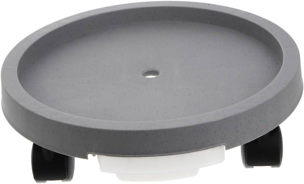 Movable Flowerpot Tray with Water Drainage Base Height Four-Wheel Design for Easy Plant Mobility for Indoor and Outdoor Gardening