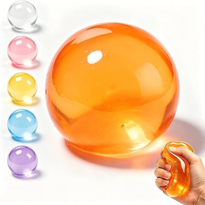 Taba Squishy Orange Coconut Squishy Toy, Horizontal Opening Squeeze Ball Desk Accessories for Office and Daily Use-image-27