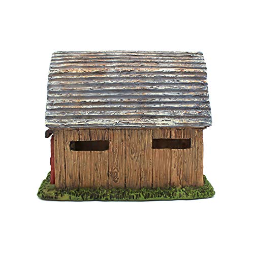 Nw Wholesaler Fairy Garden Miniature Barn House With Working Door - 7 Inch Fairy Garden Home Detailed Fairy Garden House With Working Door #TOP5