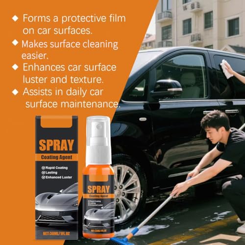 Spray de Cerámica para Autos 6 Piezas Protección Hidrofóbica miniatura 4