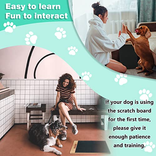Sysmashing Dog Scratch Board For Nails,Calming Nail Care,Dog Scratch Pad For Nails,Stress Free Dog Nail Scratch Board For Dog,Clippers,Or Trimmers,Dog Nail File Board,Dog Scratch Mat. #TOP1