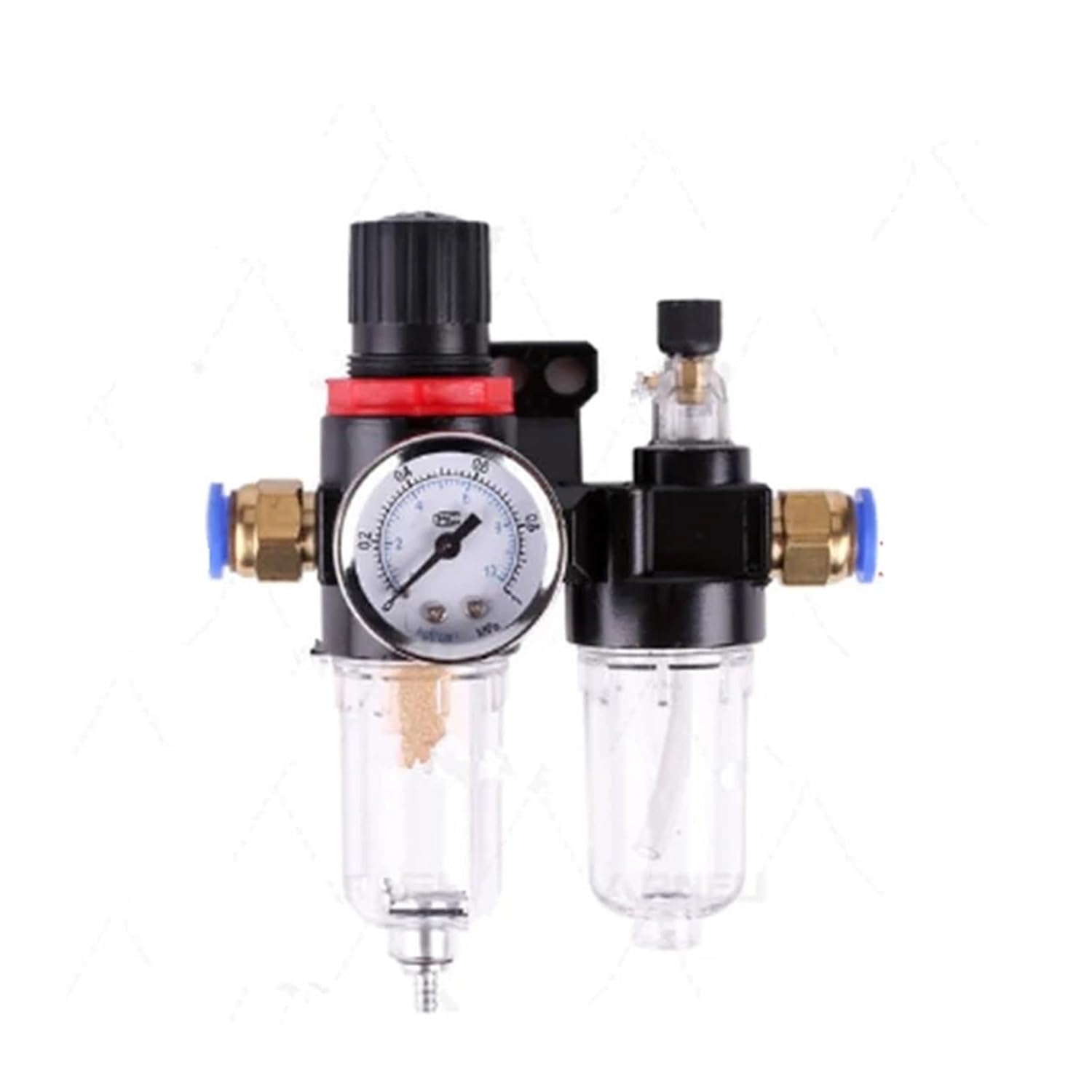 AFR2000+AL2000 G1/4"AFC2000 air Compressor Oil-Water Separator Filter Regulator steam Trap(PC 14mm Fitting)