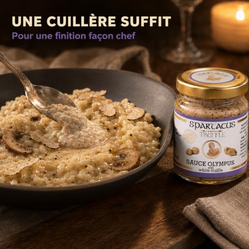 Spartacus Truffle Sauce Truffe Blanche 8% Truffe, Crémeuse 90g – vue 8