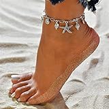 Das mehrschichtige Fußkettchen besteht aus einer hochwertigen Legierung und sorgfältig ausgewählten Perlen, die nicht leicht zu verblassen und zu brechen sind und lange getragen werden können.