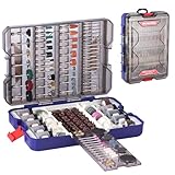 WORKPRO 698-Piece Rotary Tool Accessories Kit, Rotary Tool Bits for Easy Cutting, Grinding, Sanding, Polishing, Cleaning, Drilling, Carving and Engraving