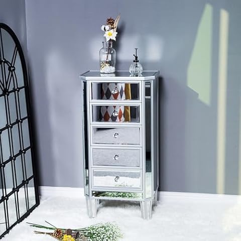 Bonnlo Mirrored Dresser Cover