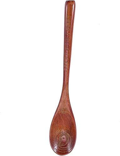 Miniatura 6 de NOLITOY 2pcs Ritual Spoon Wood Ladle Spoons Baby Spoons Wood Spoons Small Soup Spoons Stirring Spoons Chocolate Candies Wooden Candy Ramen Spoon