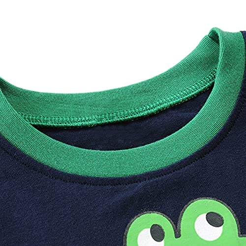 Calças de dormir para meninas pijama infantil infantil desenho animado meninos conjunto de roupas ca