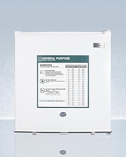 Summit Appliance FFAR23LGP Compact All-Refrigerator, 1.7 cu.ft, Automatic Defrost; Adjustable Thermostat; Internal Fan; LED Lighting; Front Lock- White