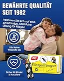 PIC Fliegenfänger 16x – Fliegenfalle Innenbereich ohne Chemie – Fliegenfänger Klebestreifen & Fliegenband – Fliegenfalle Klebefalle gegen Fliegen in der Wohnung – ohne Einsatz von Fliegenspray