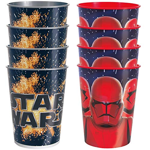 Unique 8 Count Star Wars Party Cups | Birthday Party Favors For Kids | Officially Licensed 16 Oz #TOP3