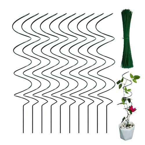 Structure résistante au vent piquets torsadés pour tomates potager - 2