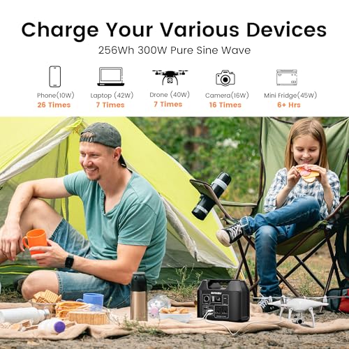 SinKeu Portable Power Station 80000mAh,256Wh LiFePO4 Battery Backup,300W AC Outlets, Power Bank for Hurricane Emergency Outdoor Camping RVs Home 6 AI VOLT Generator Website 51o7j7EI0aL. SL500 AI VOLT Generator Website