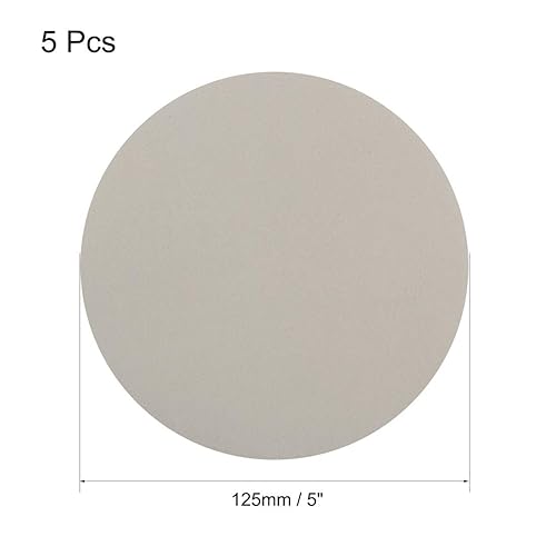 Miniatura 2 de uxcell Discos de lijado en seco y húmedo de 5 pulgadas, disco de lijado de gancho y bucle de grano 3000, papel de lija de carburo de silicio, 5