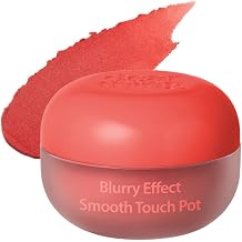 MILKTOUCH dearthing Blurry Effect Smooth Touch Pot - Lip and Blush, Soft Airy Matte Finish, Vivrant Color | Stocking Stuffers for Women 03 Spring Fever, 0.16 Fl Oz