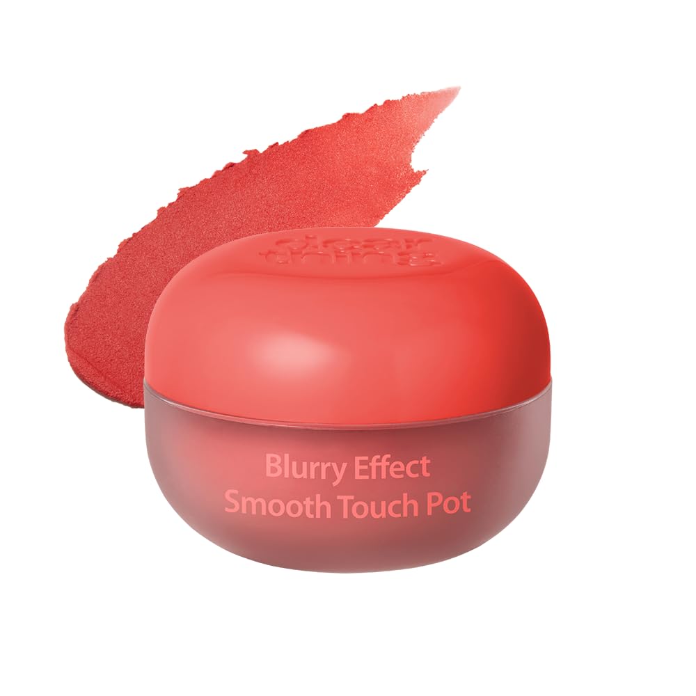 MILKTOUCH dearthing Blurry Effect Smooth Touch Pot - Lip and Blush, Soft Airy Matte Finish, Vivrant Color | Stocking Stuffers for Women (03 Spring