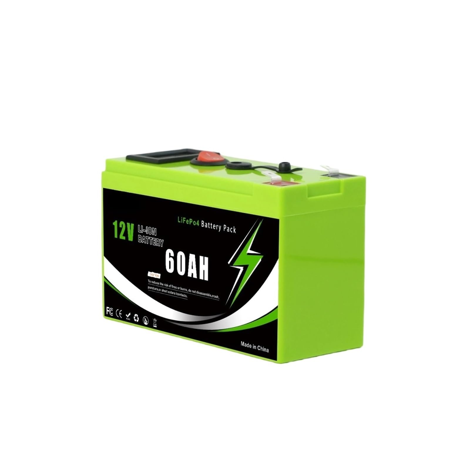 Ciclo Profundo Del Indicador Digital De La Batería 60-150Ah De 12V LiFePO4