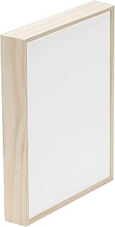Da Vinci Pro Liquid Art Multi-Media Panel 12x16, 1-1/2" Deep Gesso Board with Natural Wood Frame, Raised Lip Wood Canvas Panel Ideal for Artists Using High Flow Acrylics and Alcohol-Based Dyes