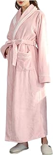 Morgonrock Varm Morgonrock Hemrock Kappa Sjal Vinterärm Förlängd Pyjamas För Män För Kvinnor Badrockar Dam(B,3XL)