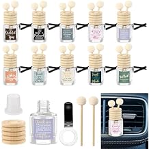 Cinnvoice 20 Pcs End of Year Teacher Appreciation Gifts Bulk, Empty Car Diffuser Bottles with Vent Clip, Refillable Essential Oil Car Air Freshener Gifts for Teacher Coworker Team Staff Appreciation