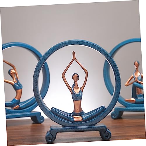 Statue fille de yoga ZXQUEGF pour créer un coin zen et étagère de méditation